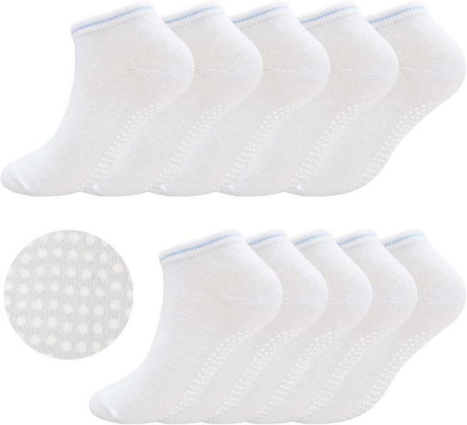 홈샘 성인 남녀공용 미끄럼방지 논슬립 양말 10켤례