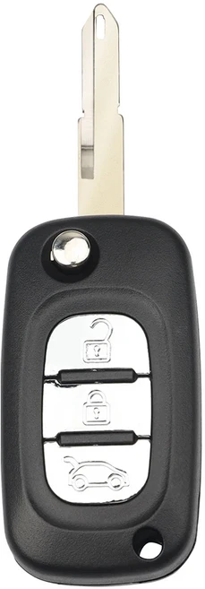 LIXIANG 수정 된 433MHz 플립 원격 키 PCF7946 Renault Vivaro Traffic Master Kangoo Clio Dacia FOB VA2/, 04 3Buttons NE73, 02 3 Piece