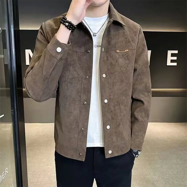 지고다그 남성용 춘추용 양가죽 자켓 캐주얼 아우터 데일리룩 YY32836