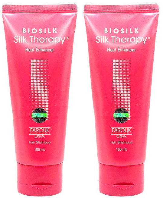 실크테라피 히트 인핸서 모발 강화 단백질 클리닉 샴푸 100미리X2, 100ml, 2개