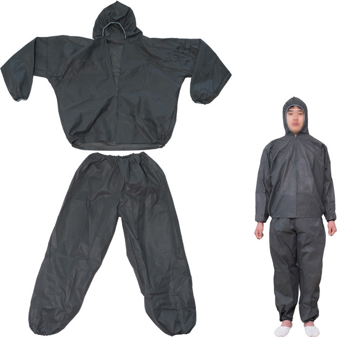 (1PCS구성)스마툴 200g 이상 고급 일회용 작업복 원피스 투피스 다양한 사이즈보유 L XL 2XL 분진 방진복, 1개, 투-피스