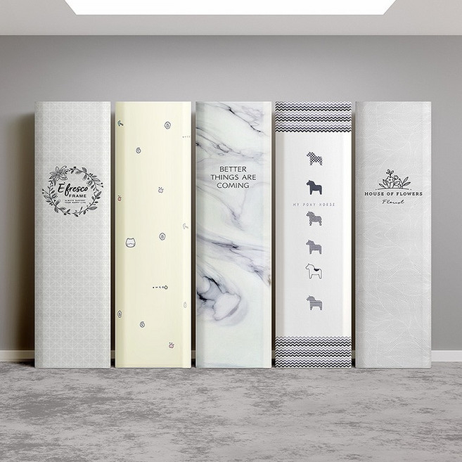 스탠드사각 에어컨덮개 가리개 보관커버 스탠딩 먼지차단 대형, 스탠드사각 플라워리스 그레이