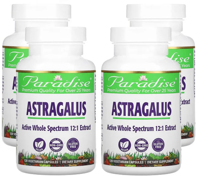 파라다이스허브 황기 베지 캡슐 120정, 4팩 - 쿠팡