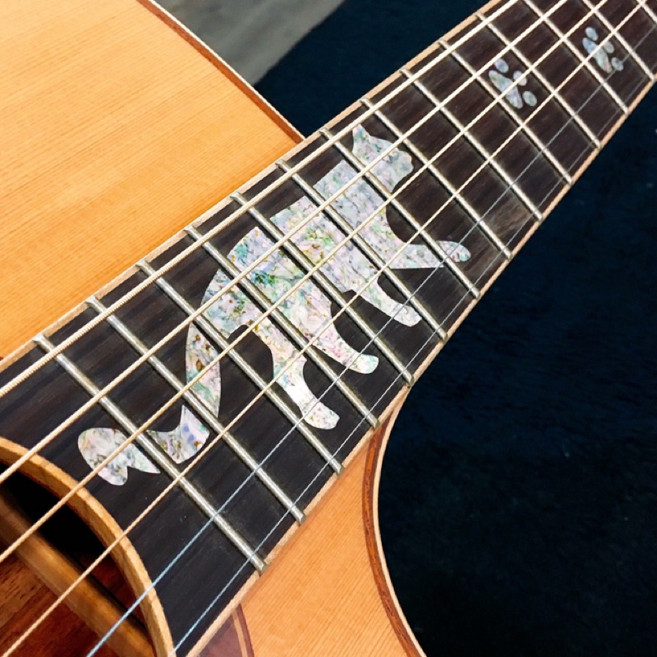 Guitar Player 貓咪吉他 烏克麗麗 指板貼紙, 1個