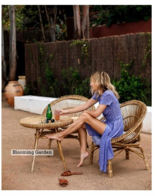 블루밍가든 100%실크 리얼리 발렌티나 헤이즈