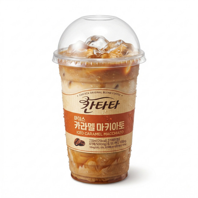 칸타타 커피파우치 230ml x 10입 아메리카노 헤이즐넛 블랙 카라멜 스위트아몬드, 10개