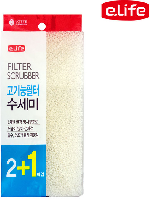 이라이프 고기능필터수세미, 3개입, 3개