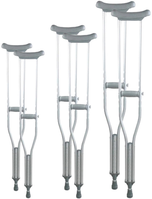 의료용 목발 수성 알루미늄 목발 엘보 클러치 2개 1세트 (소/중/대/특대) 사이즈