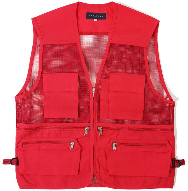 언탭트 남녀공용 수납왕 망사 조끼