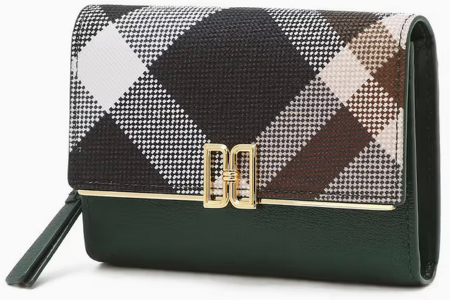 닥스 타탄체크 DD로고 가죽 카드지갑 (선물포장)