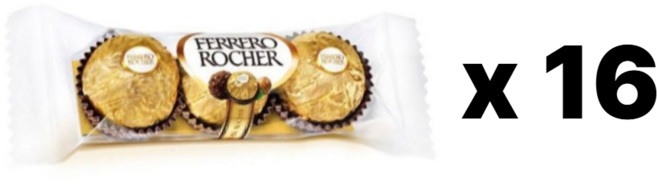 페레로 페레로로쉐 T3 3개입, 38g, 16개