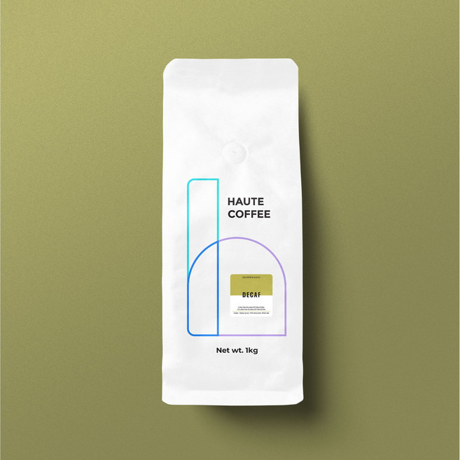 하우트커피 디카페인 블렌드 고소한 커피 원두, 1개, 1kg, 홀빈(분쇄안함)
