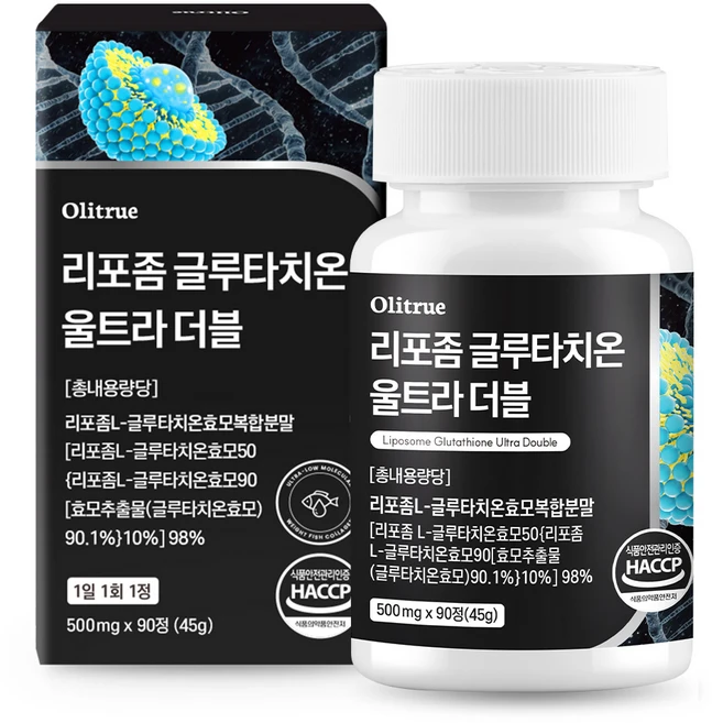 리포좀 글루타치온 HACCP 인증 올리트루, 1개, 90정 - 쿠팡