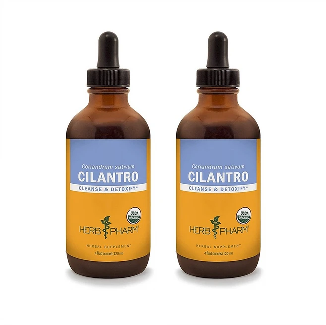 Herb Pharm Cilantro Liquid Extract 허브 팜 고수 액체 추출물 1oz(30ml) 2팩, 1개, 1 - 쿠팡