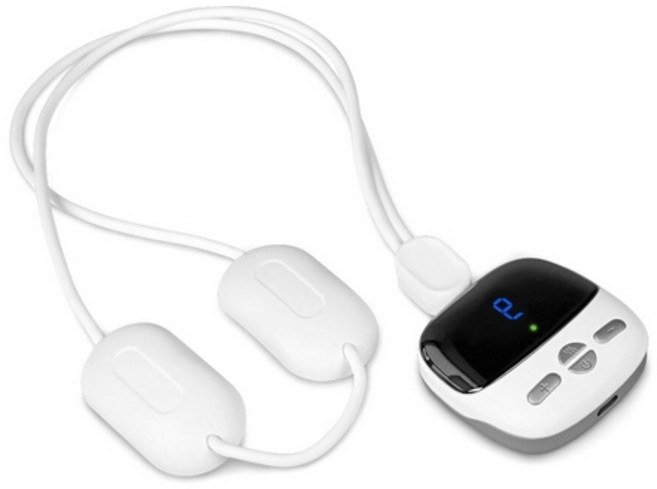 EMS 목걸이 타입 목 저주파 안마기 DOCP-0569, 블랙