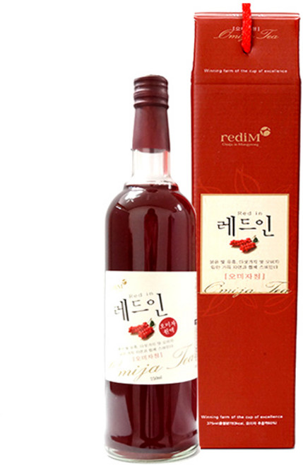 마시는 오미자 문경 레드인 오미자청, 750ml, 1박스