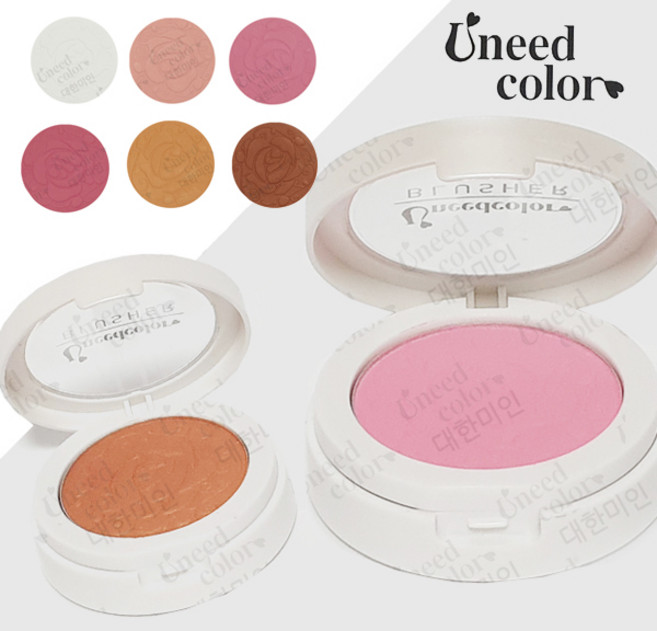 올레이디 유니드칼라 블러셔 7종, 1개, BL01스노우화이트