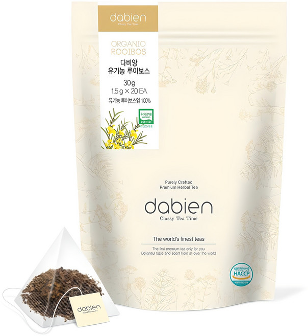 다비앙 유기농 루이보스 티백, 1.5g, 20개입, 1개