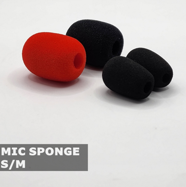 세나 블루투스 비모토 포팩트 마이크 스폰지, 대형 블랙 마이크 스폰지