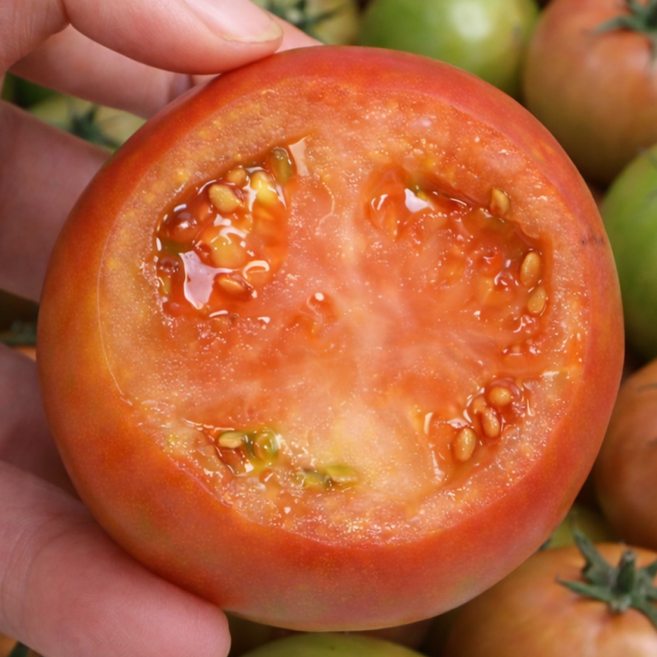 [제철특가]산지직송 고당도 부산 짭짤이 대저토마토, 1박스, 2.5kg (대저토마토 2L-L 대과)