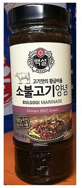 소불고기양념 (백설 500g) 전골용 배달전문점 마리네이드, 1개, 500g