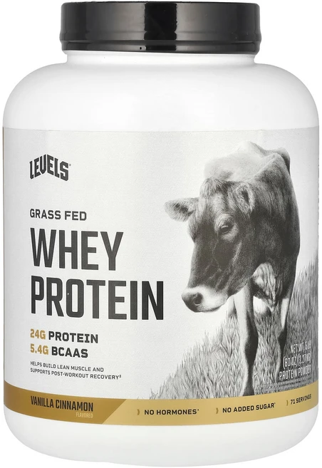 새해 건강을 선물하세요 Levels 목초 사육 유청 단백질 분말 바닐라 시나몬 2.27kg(5lb) 특별관리진행, Levels목초사육유청단백질분말바닐라시나몬227kg5l, 1개, 227kg - 쿠팡