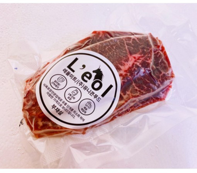 [레올미트] 부채살 다이어트 헬스 소고기 (호주산), 부채살슬라이스200g X 10팩(2kg), 1개