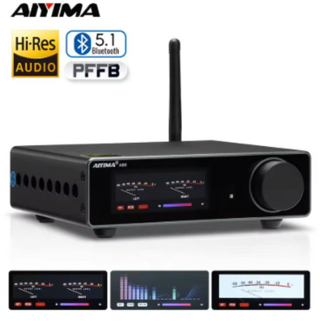 AIYIMA A80 블루투스 앰프 DAC 올인원 오디오, only A80