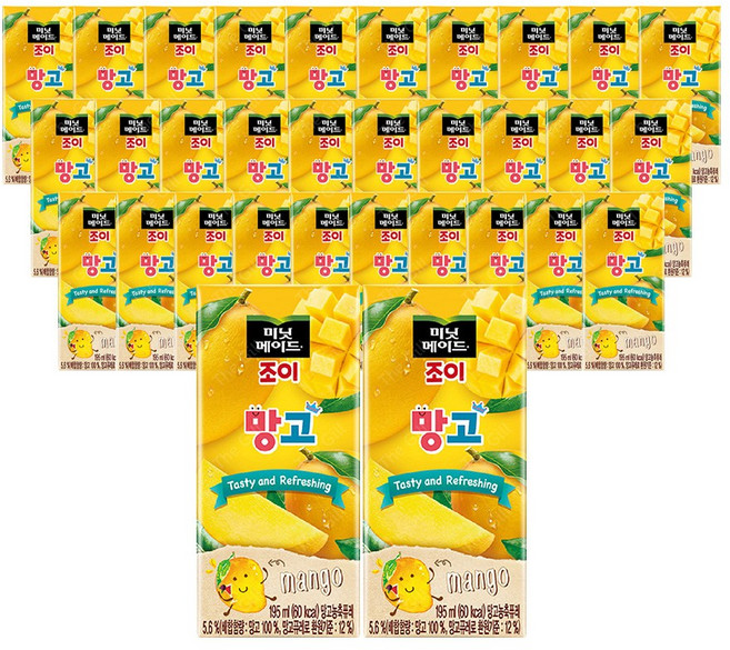 코카콜라 SFDZ-조이 망고195ml 32팩, 1개, 195ml