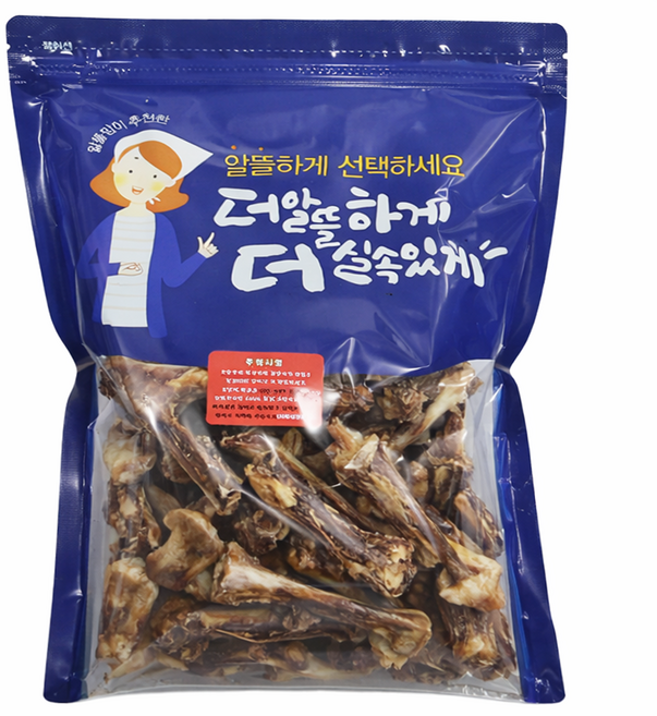 수제명가 오리도가니 대용량 500g 강아지 수제 개껌, 1개, 오리도가니500g