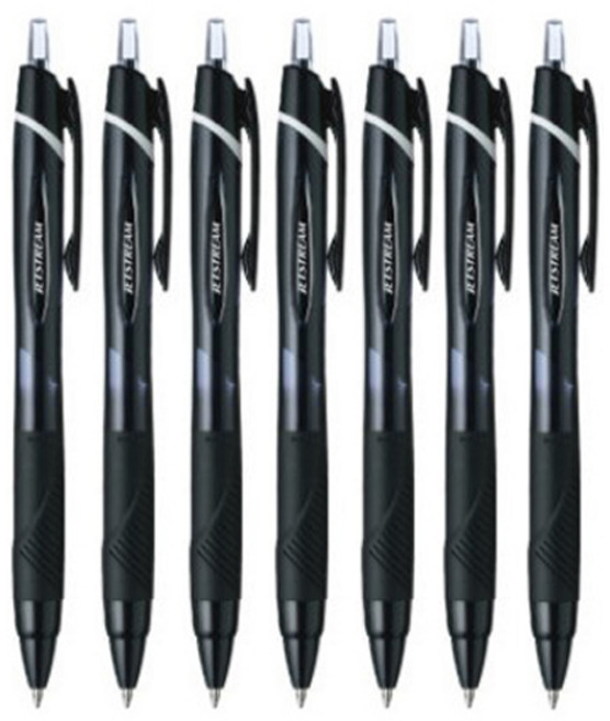 유니 제트스트림 유성볼펜 0.7mm SXN-150-07, 블랙, 7개