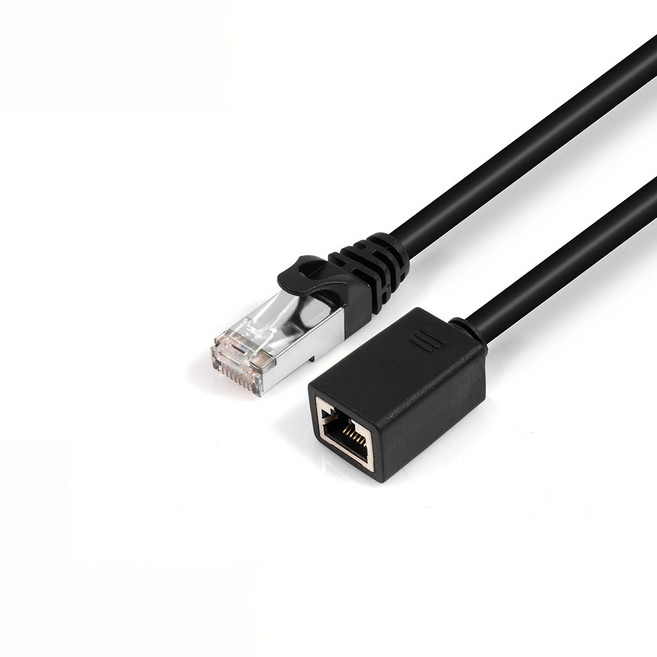 넥스트링크 FTP CAT.6 연장 랜케이블 3M NEXTLINK-UF63M, 블랙, 1개