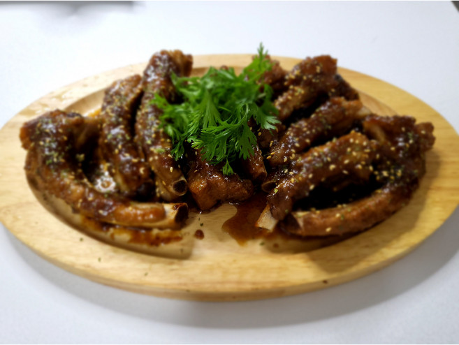 [삼딸라]국내산 한돈 양념 쪽갈비 2인용, 1kg, 1개