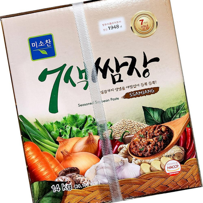 미소찬 7색 쌈장 14kg, 1개