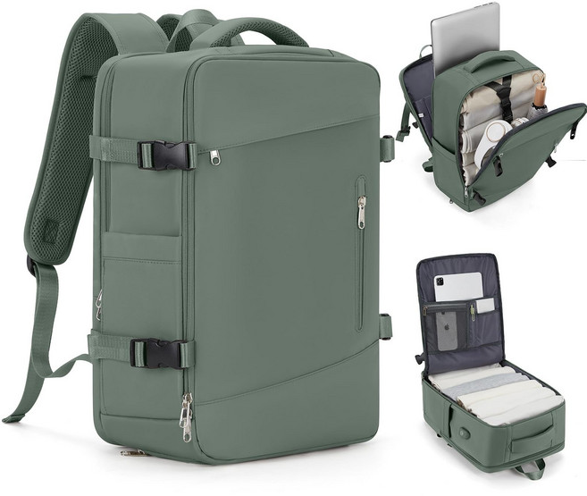 ANYOU 확장형 여행용 백팩 가방 직장인 노트북백팩 대학생 대용량 가방