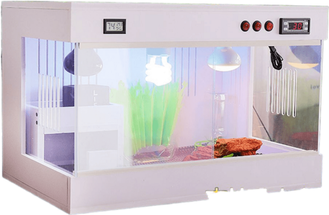 도마뱀 사육장 온도조절 케이지 파충류 이구아나, 100*50*50 스마트, 1개