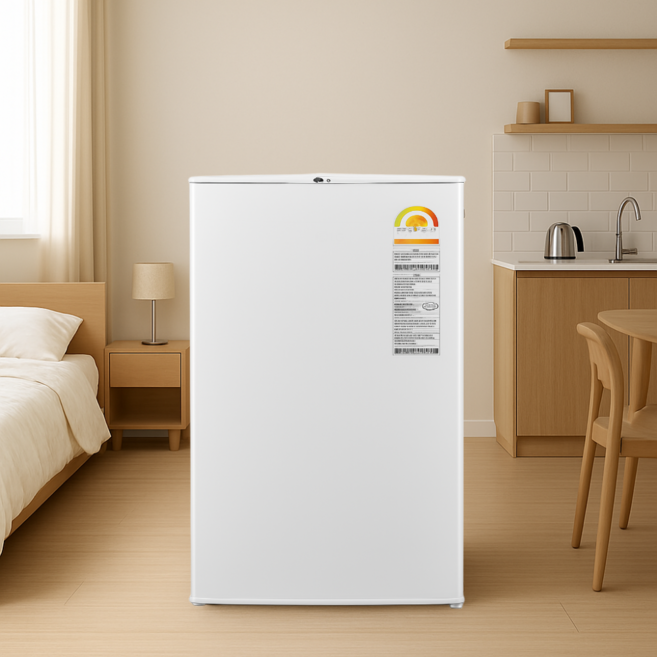 LG전자 미니 90L 1도어 냉장고 방문설치, 슈퍼 화이트, B103W14