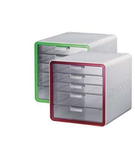 마이룸서류함 10011, 그린색 1개, 5단