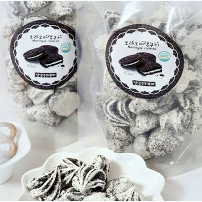 하루쿠키 오레오 수제머랭쿠키 소포장 대용량 어린이선물, 1개, 50g