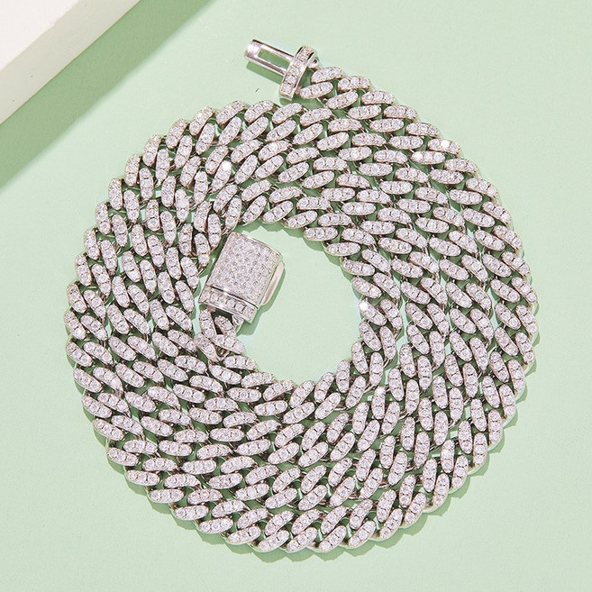 奧斯珠寶 OSS JEWELRY 莫桑石古巴項鍊