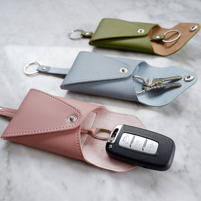 유피어 가죽 키홀더 카드수납가능