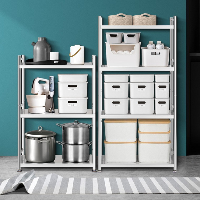 올스텐선반 600 다용도실 수납선반장 팬트리 다용도스텐 사다리 랙, 올스텐선반 600 3단, 올스텐선반 600 3단, 1개