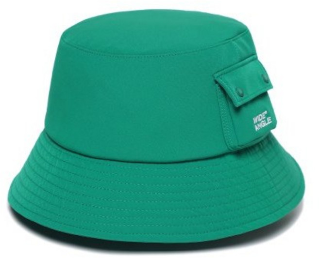 와이드앵글_WMP24C05Z1_ CO 사이드 포켓 베이직 햇 (Black), 화이트, 1개