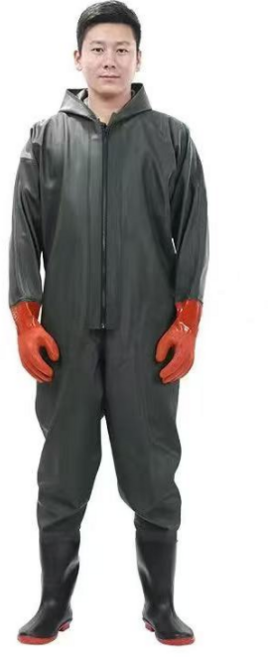 JoYouth 가슴장화 갯벌체험슈트 해루질슈트 방수 방한 허벅지 전신장화, J 밀리터리 장갑타입 90수