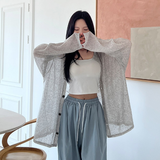 [SS올핏신상+/4XL] 살안타템/MIST 린넨 가디건 3color
