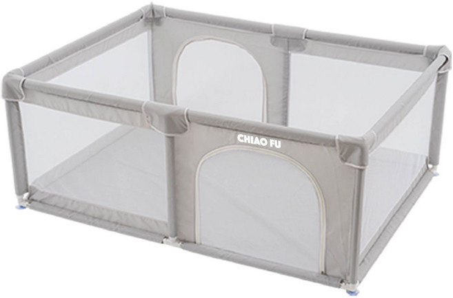 CHIAO FU 兒童遊戲圍欄, 灰色, 1個