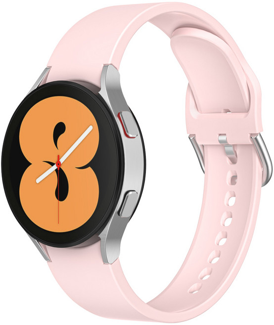 갤럭시워치4 클래식 전용 호환 시계줄 밴드 날개형 센토 스트랩 실리콘 46mm 44mm 42mm 40mm, 핑크, 1개