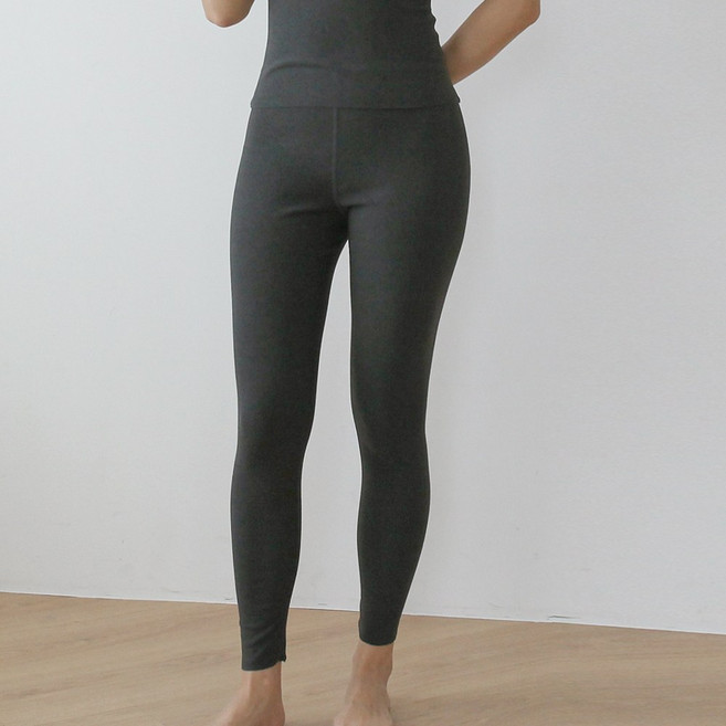 엘라운지 M~2XL 포근한 프리컷 기모 레깅스