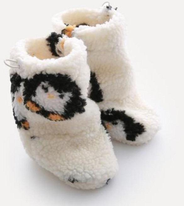 원라인 펭귄 아기 풋워머 발토시 수면양말