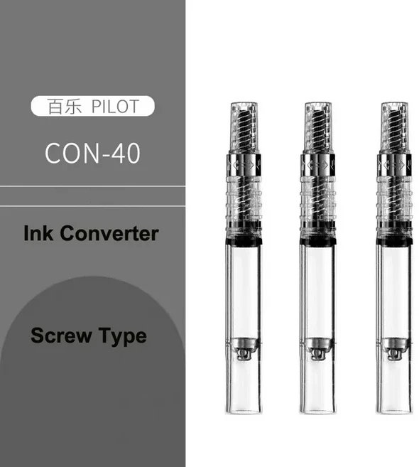 파일럿 카쿠노 만년필 멀티 컬러 F/M 스마일리 페이스 펜촉 편안한 그립감 작가와 학생을 위한 선물 미적, 01 에프, 02 3pcs Conveter